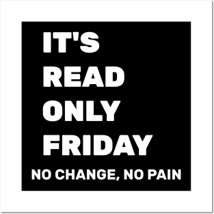 It's Read Only Friday Posters and Art